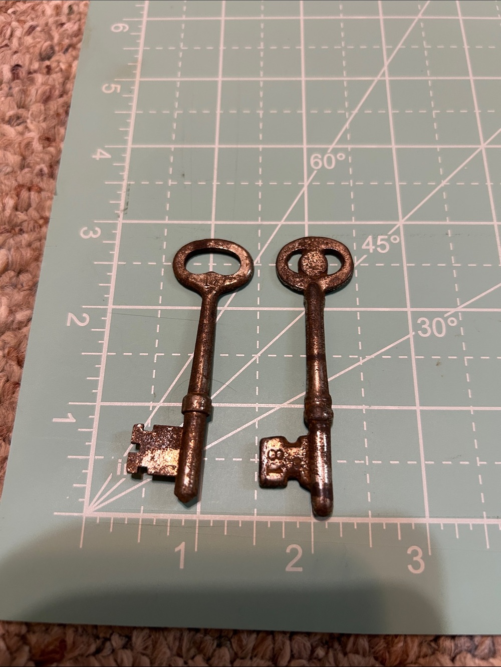 Vintage Skeleton Keys - Set of 2